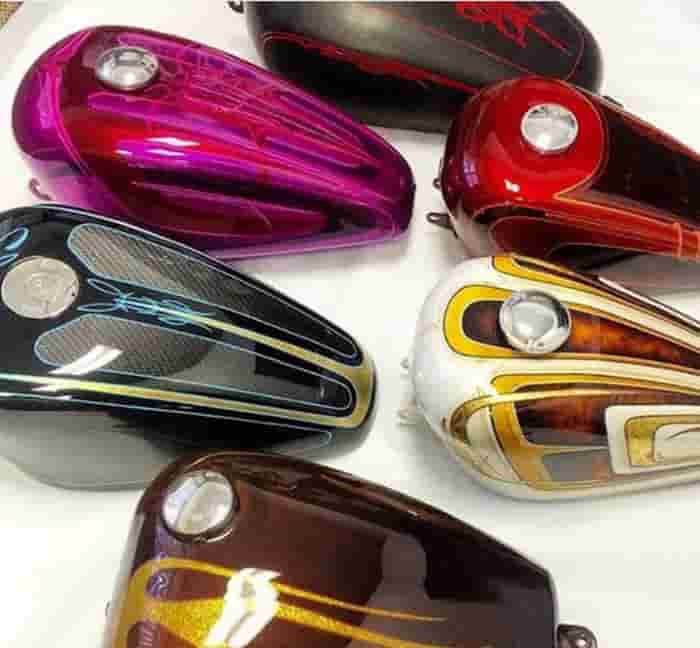 Vernice moto con effetti speciali